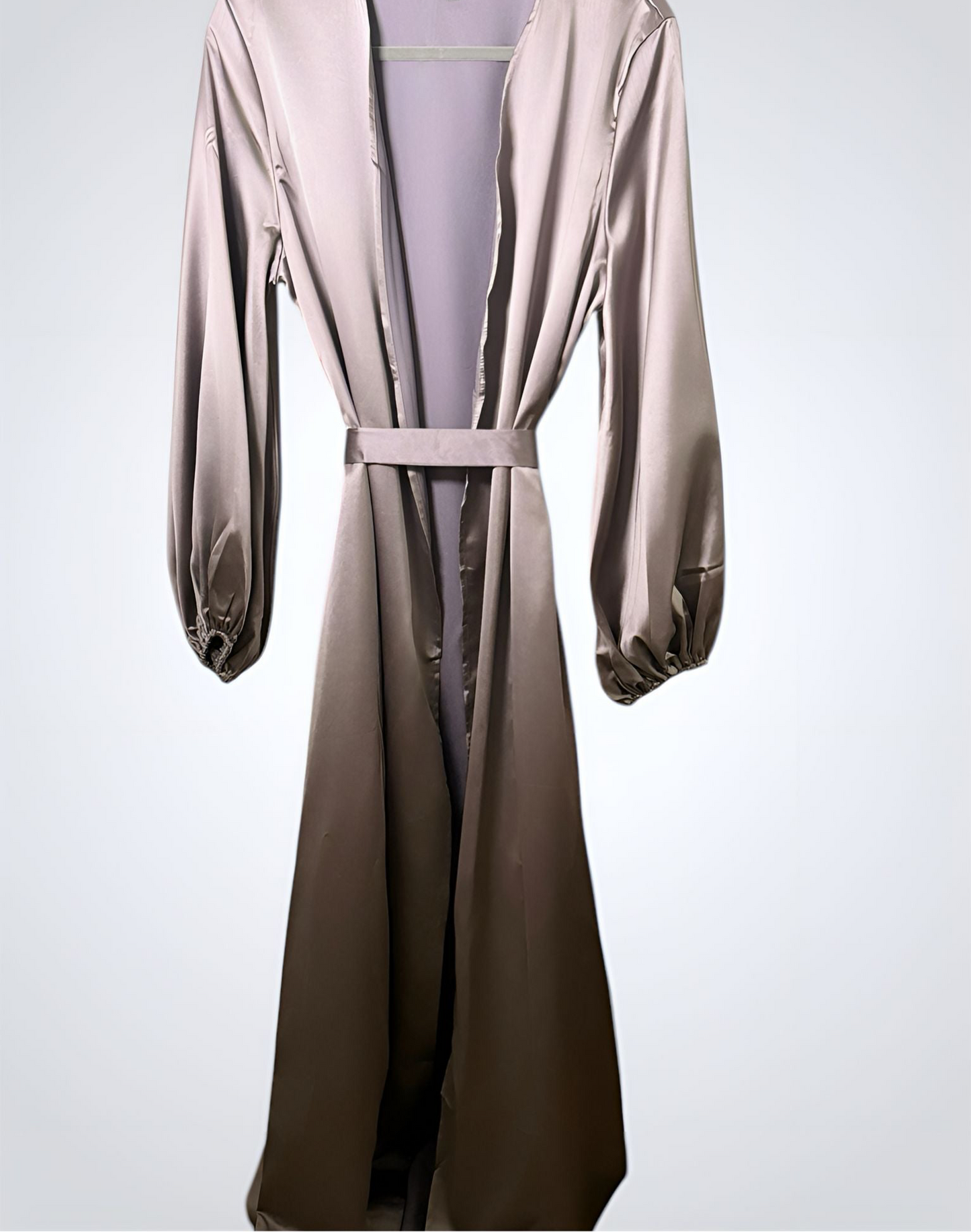 Elara Silk Abaya Purple