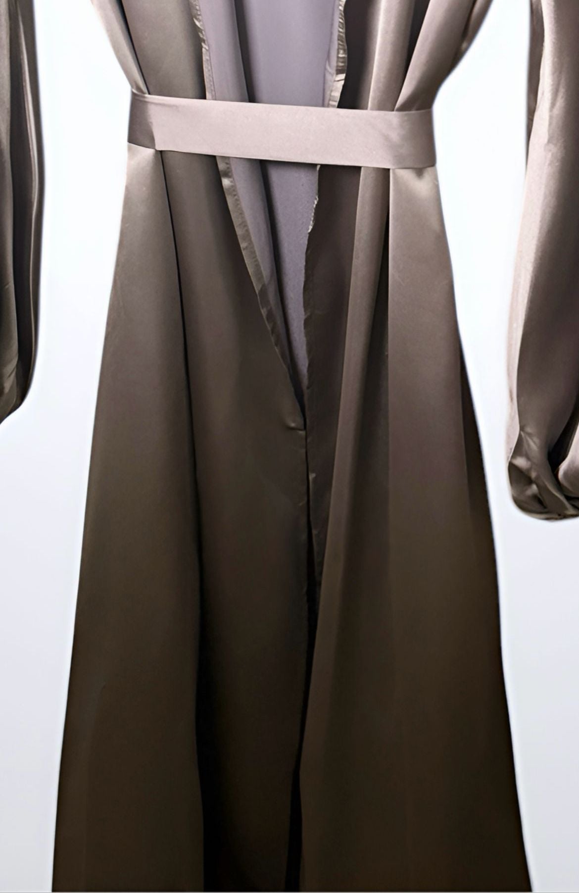 Elara Silk Abaya Purple