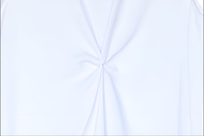Noor Knot Slip Dress White